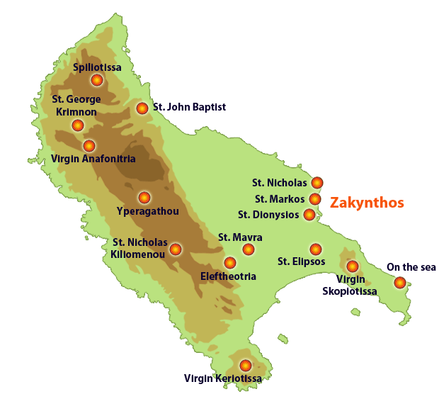 Churches map
